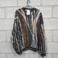 Mens 3D Knit Sweater Size Large