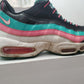 Mens 2008 Nike Air Max 95 Miami Vice Shoes Sneakers Size 9.5US