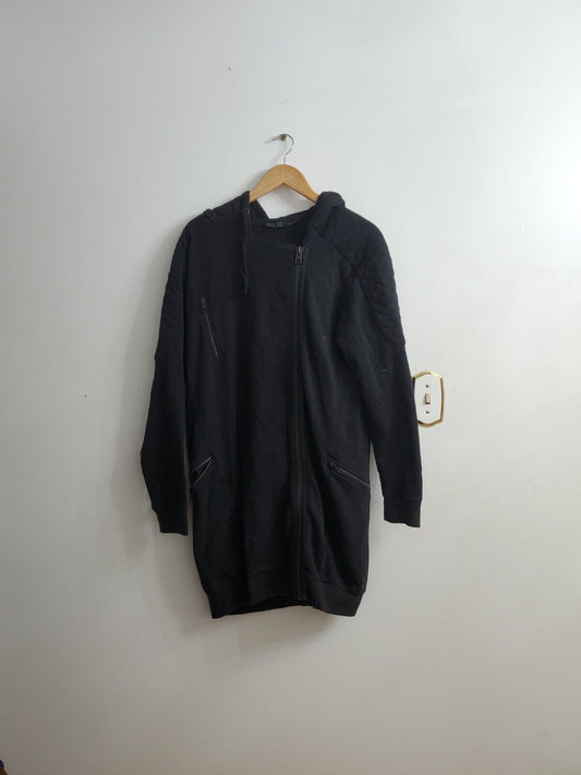 Womens AllSaints Long Hoodie Size 8 Medium