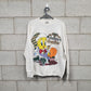 Mens 1995 Tweety Bird Big Print Crewneck Christmas Size XL