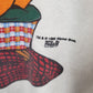 Mens 1995 Tweety Bird Big Print Crewneck Christmas Size XL