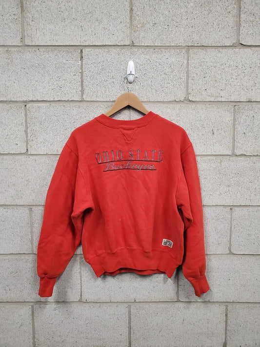 Womens Ohio State Buckeyes Crewneck Logo 7 Size Small