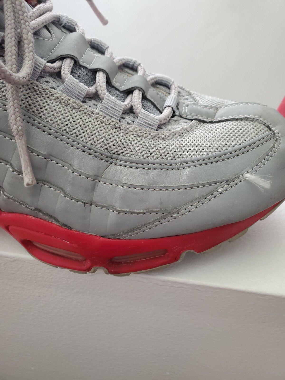 Mens Air Max 95 Attack Pack Metallica Reflective Silver Shoes Sneakers Fits 9.5US