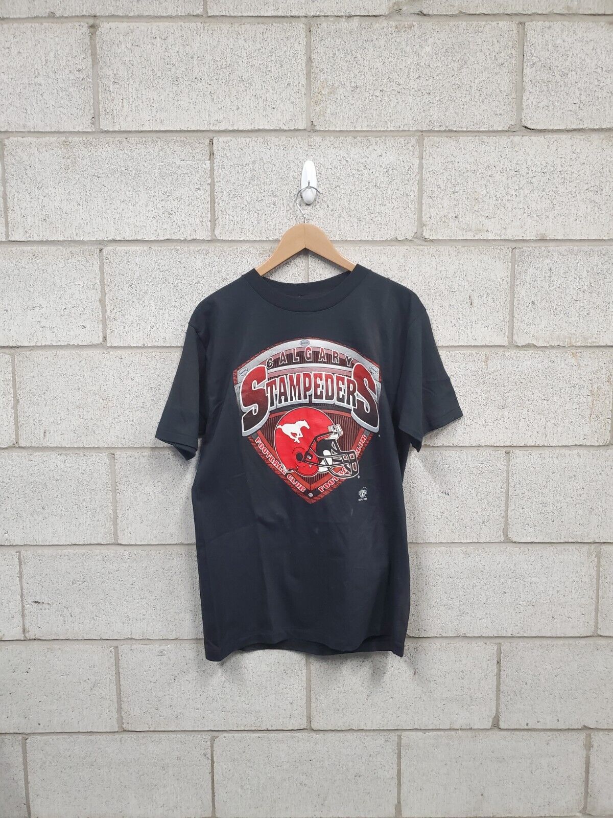 Mens Vintage 1995 Calgary Stampeders T-Shirt Size Large NWT