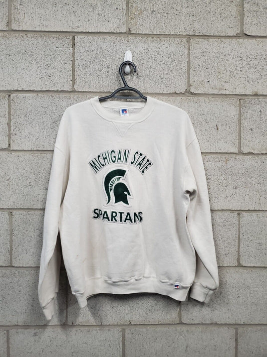 Mens Spartans Russell Athletic Crewneck Size XL