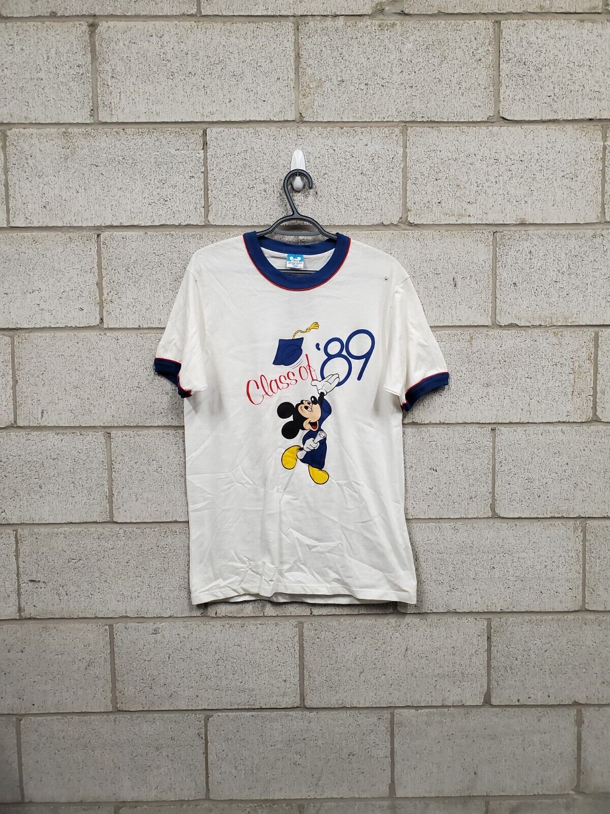 Mens 1989 Mickey Mouse T-Shirt Size Large