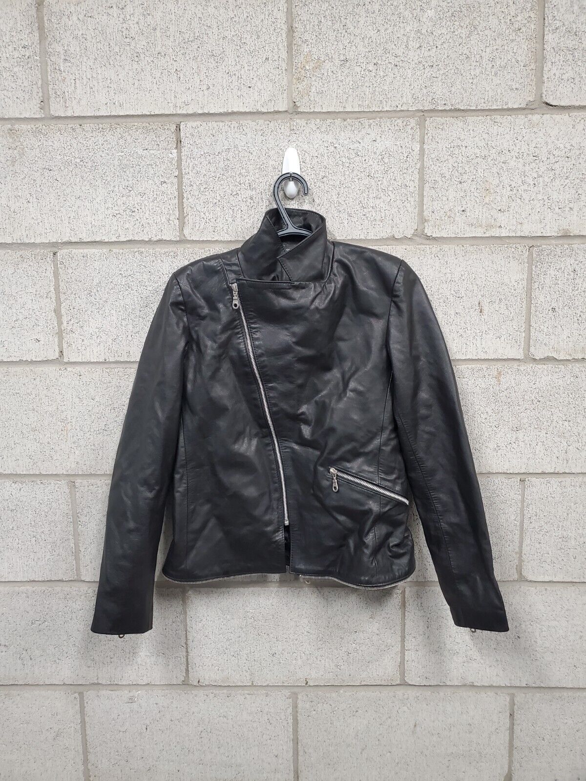 Womens Koux Leather Jacket Fits Small